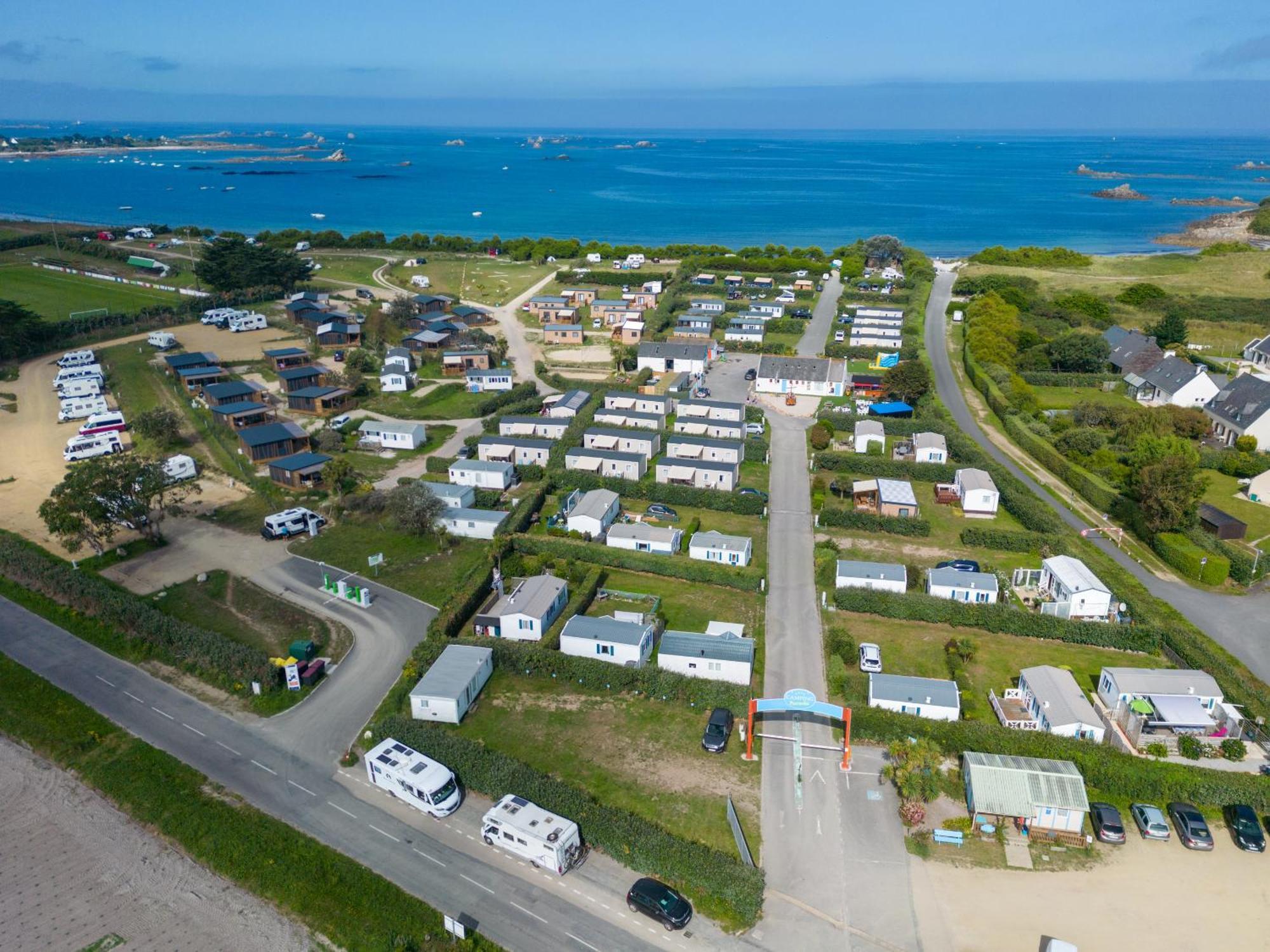 Mobil Home Xxl 4 Chambres - Camping La Pointe De Roscoff Zewnętrze zdjęcie